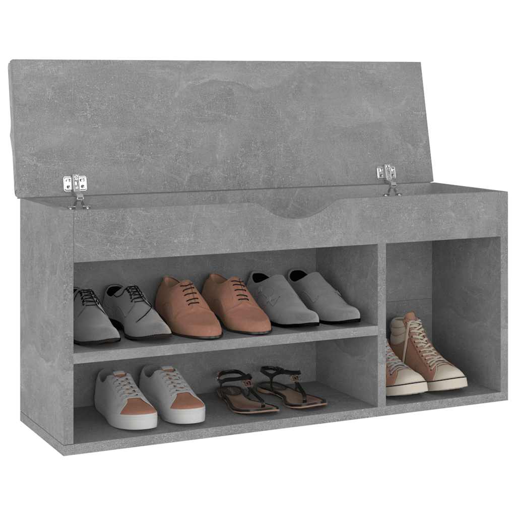 Banc de chaussures Vidaxl avec coussin 104x30x49 cm