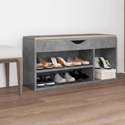 Banc de chaussures Vidaxl avec coussin 104x30x49 cm - afbeelding 1