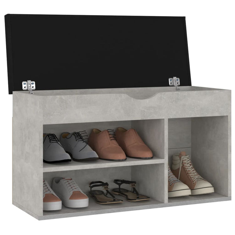 Banc de chaussures Vidaxl avec coussin 80x30x47 cm