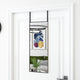 Miroir de porte vidaxl 30x80 cm en verre et en aluminium noir