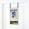 Miroir de porte vidaxl 30x60 cm en verre et en aluminium or de couleur