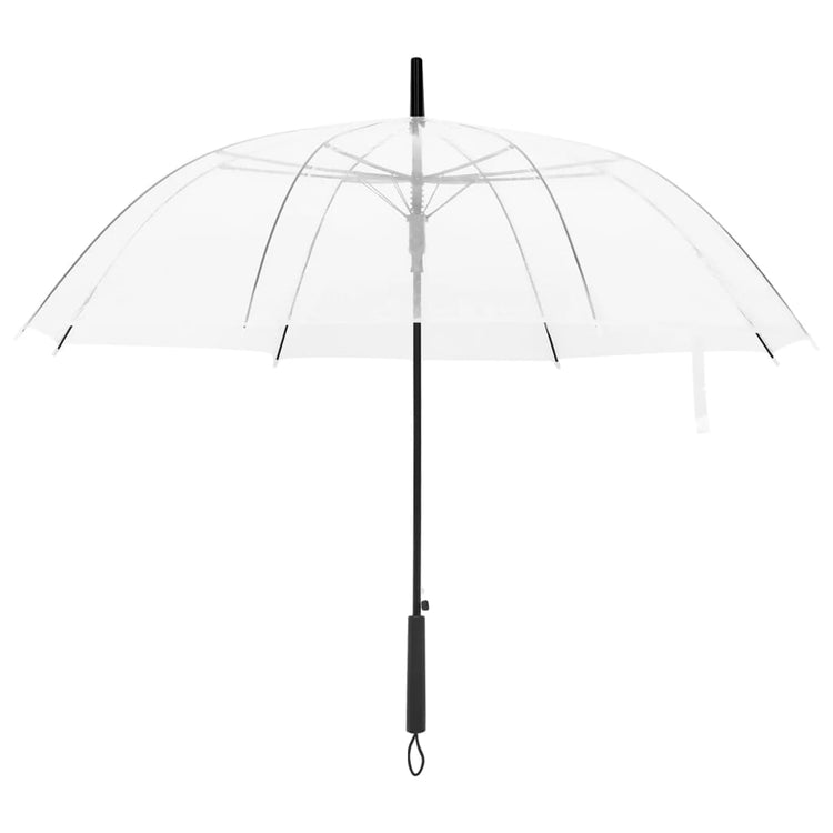 Parapluie vidaxl 100 cm transparent