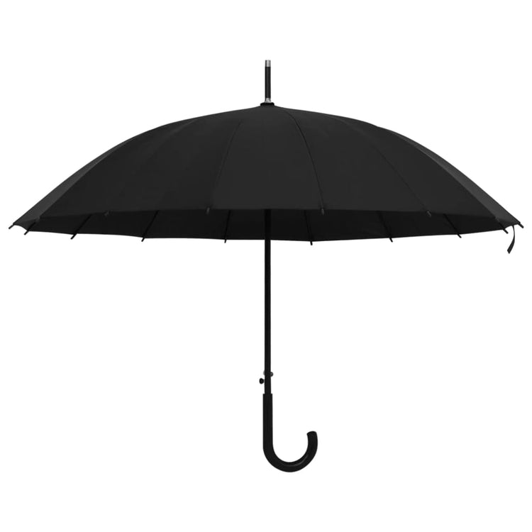 Vidaxl Umbrella automatique 105 cm noir