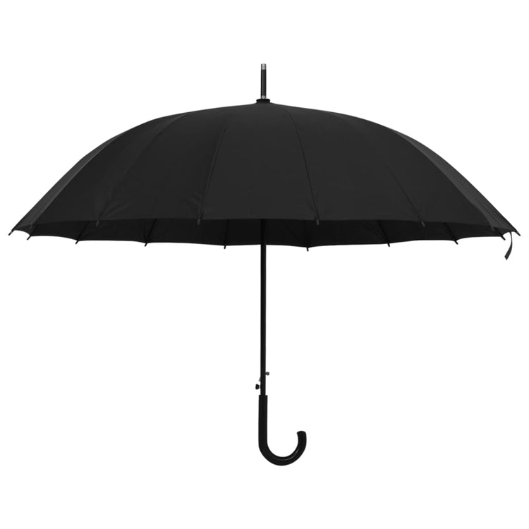 Vidaxl Umbrella automatique 120 cm noir