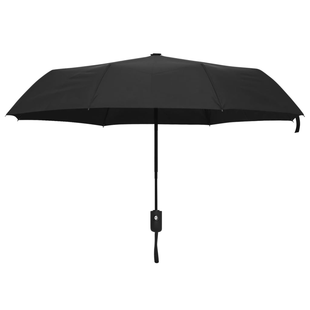 Le parapluie Vidaxl a automatiquement pliable 95 cm noir