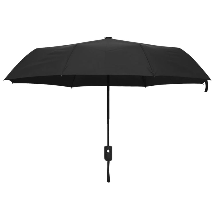 Le parapluie Vidaxl a automatiquement pliable 95 cm noir