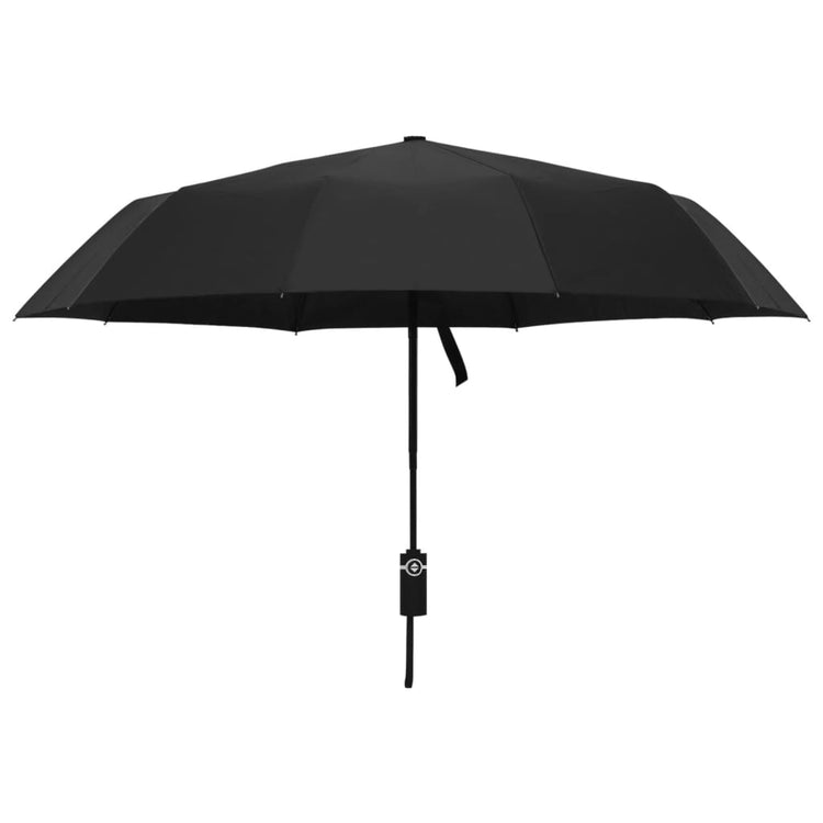 Le parapluie Vidaxl a automatiquement pliable 104 cm noir