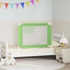 VidaXL Barrière de lit Tout-petit 100x25 cm Tissu Vert