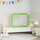 VidaXL Barrière de lit Tout-petit 100x25 cm Tissu Vert