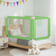 vidaXL barrière de lit enfant en bas âge 140x25 cm tissu vert