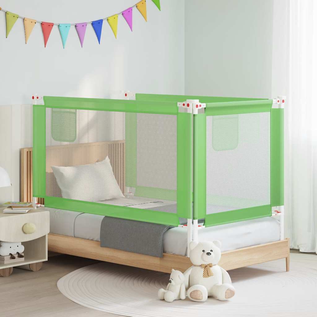 Tableau de lit Vidaxl Toddler 150x25 cm Tissu vert