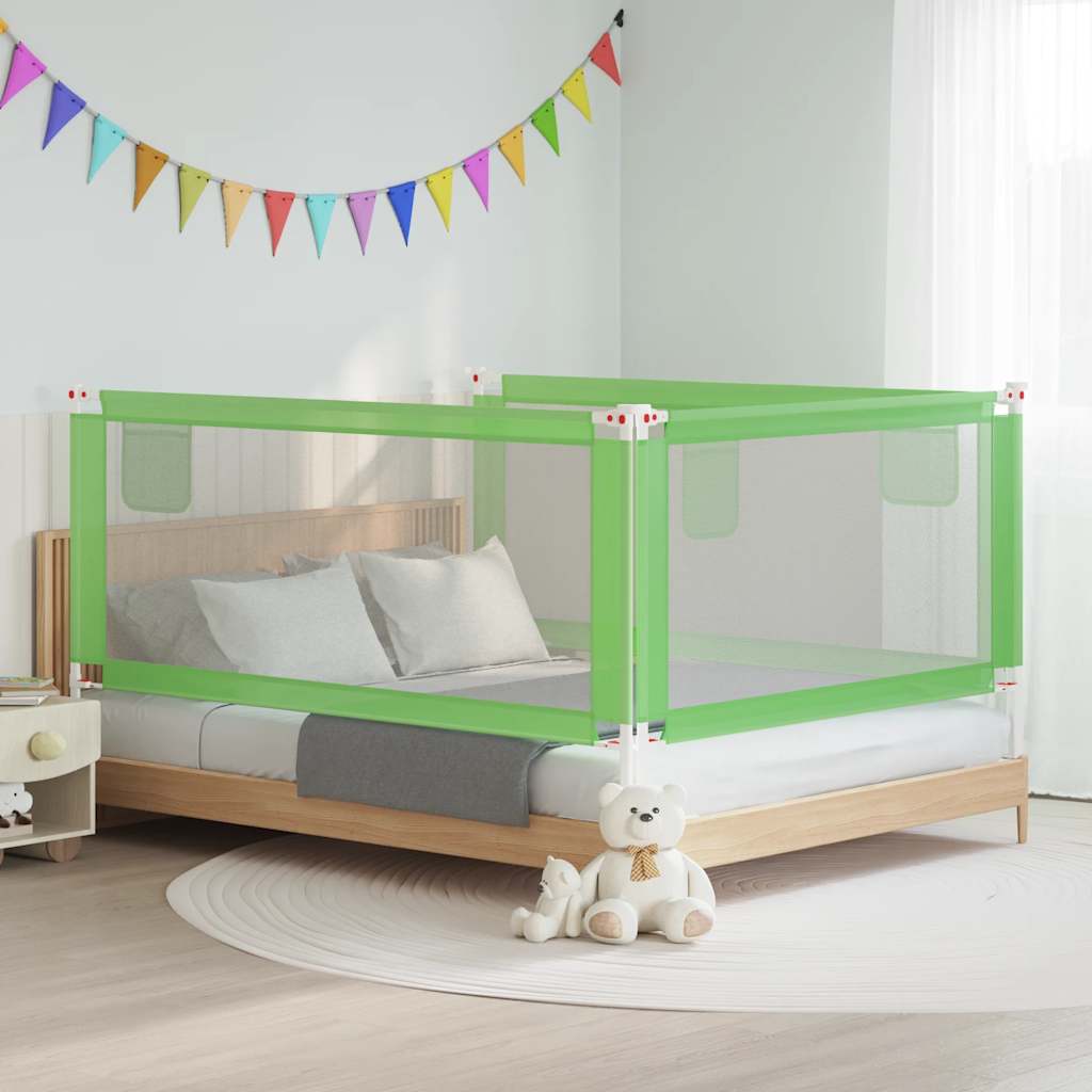 Tableau de lit Vidaxl Toddler 190x25 cm Tissu vert