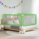 Tableau de lit Vidaxl Toddler 190x25 cm Tissu vert
