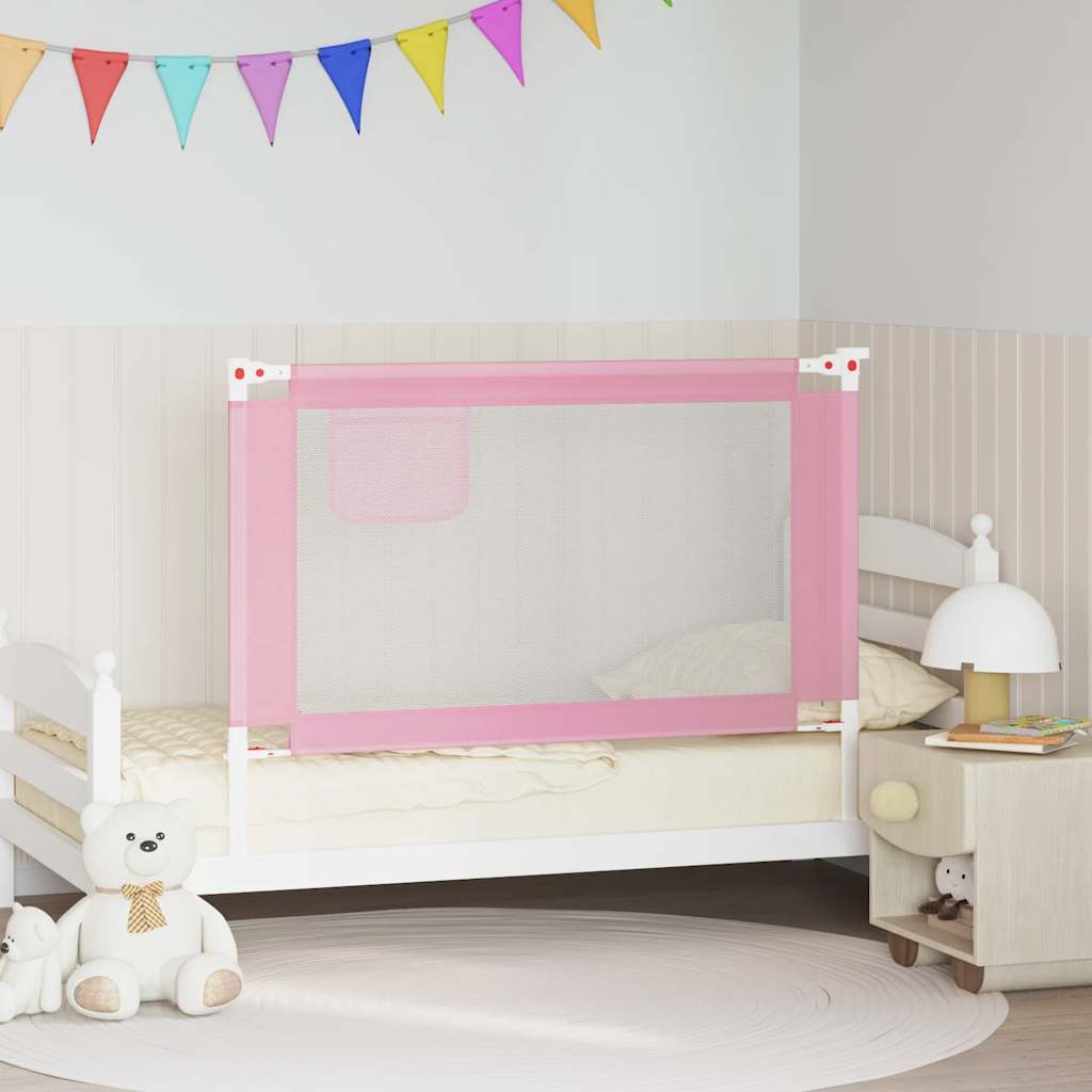 Tableau de lit Vidaxl Toddler 120x25 cm tissu rose