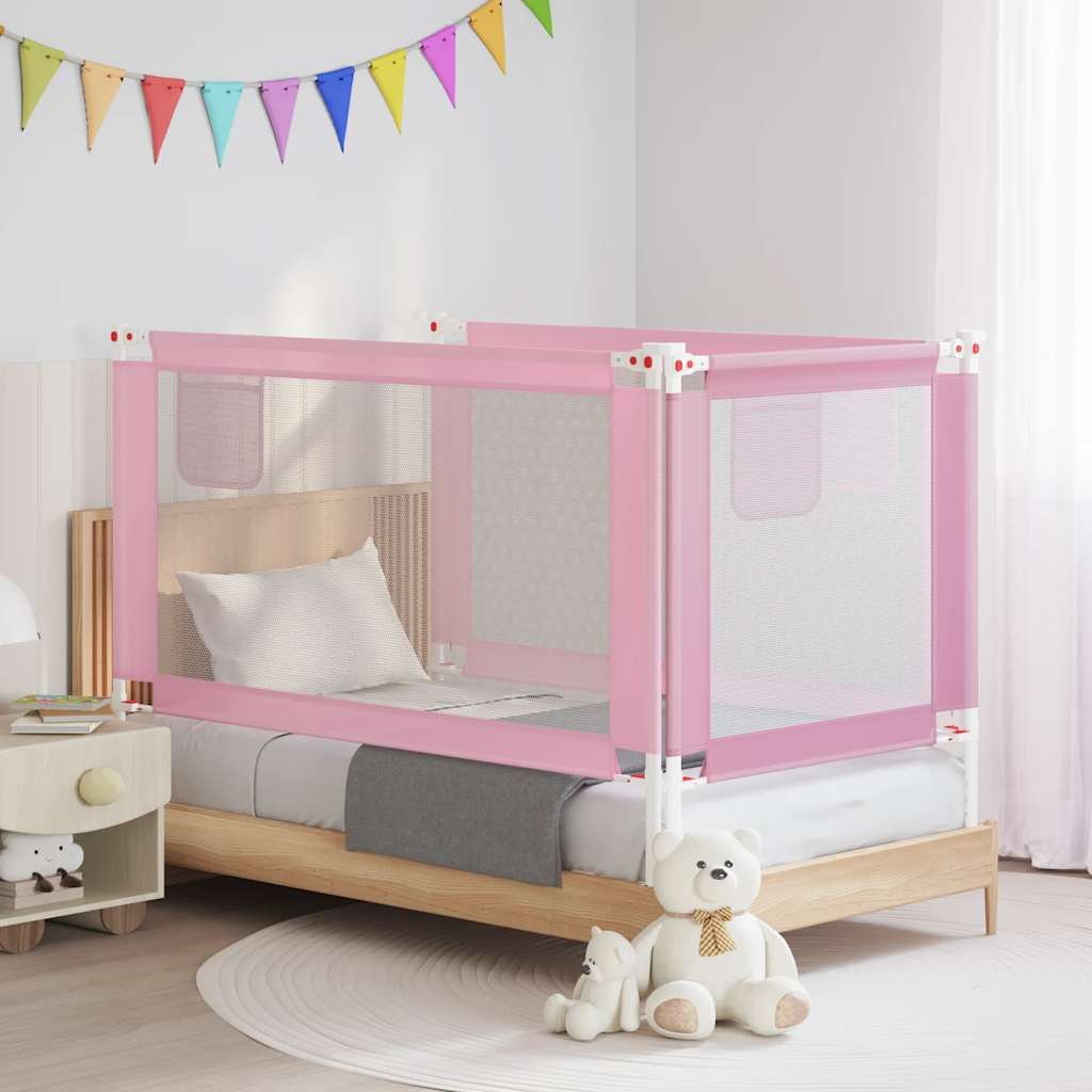 Tableau de lit Vidaxl Toddler 150x25 cm Fabric rose