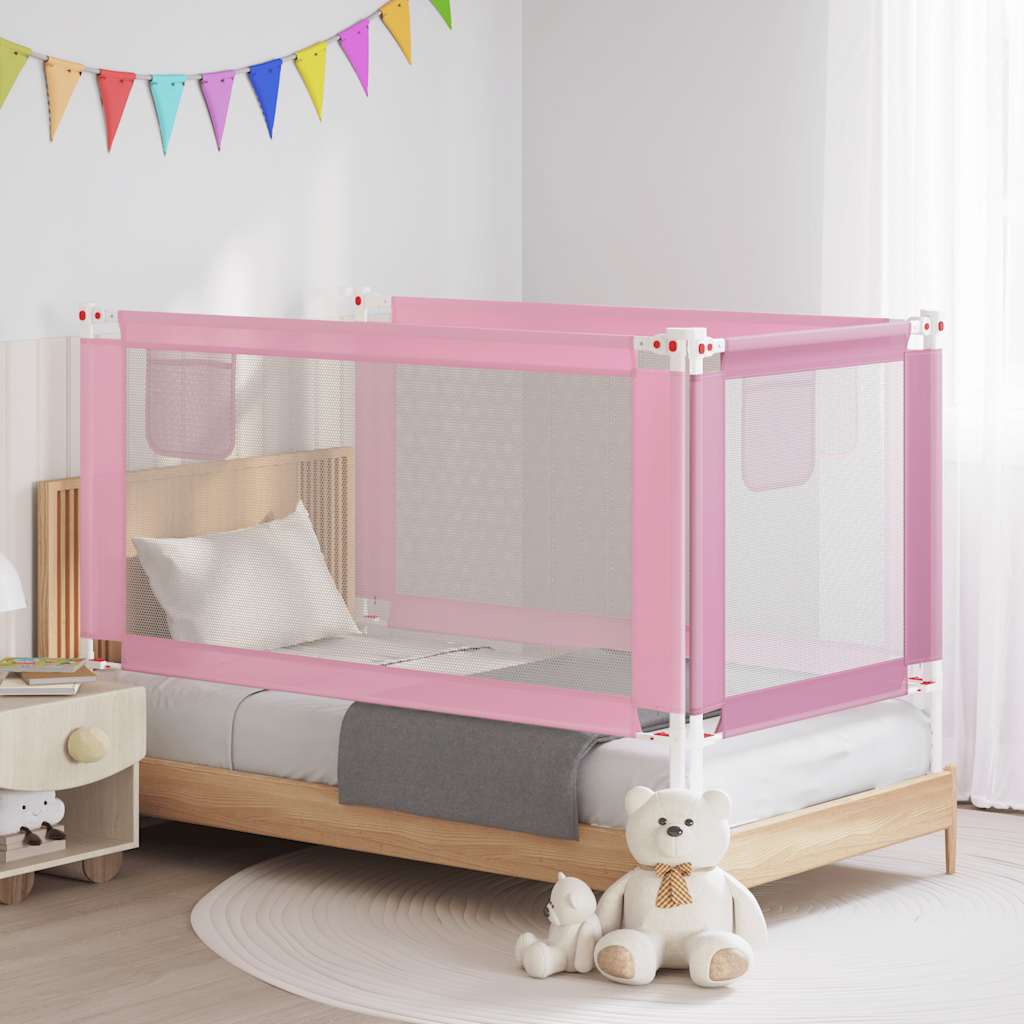 Tableau de lit Vidaxl Toddler 160x25 cm Fabric rose