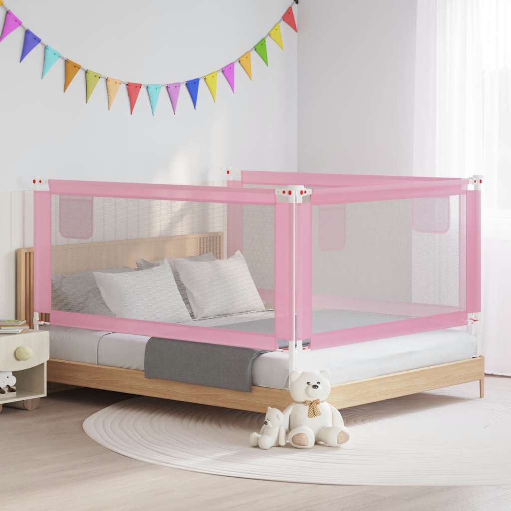 Tableau de lit Vidaxl Toddler 180x25 cm tissu rose