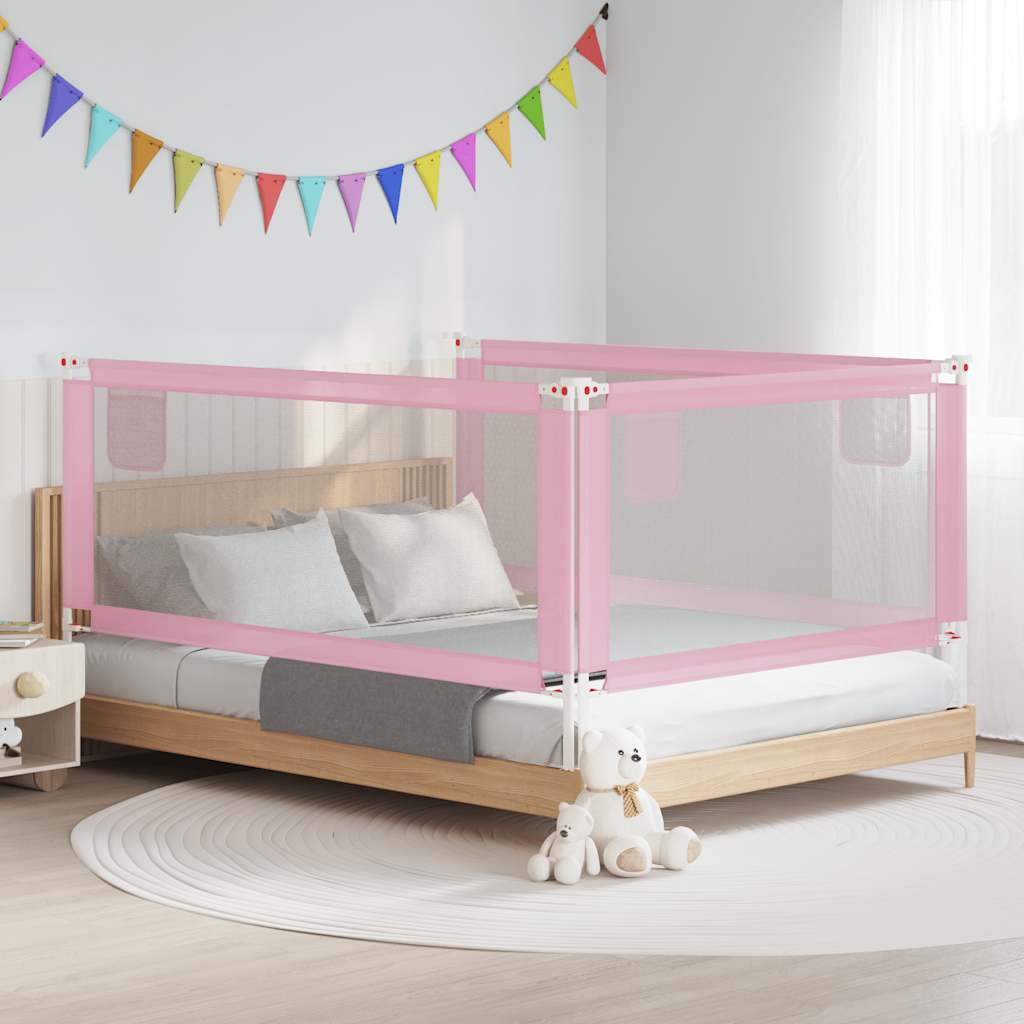 Tableau de lit Vidaxl Toddler 200x25 cm tissu rose