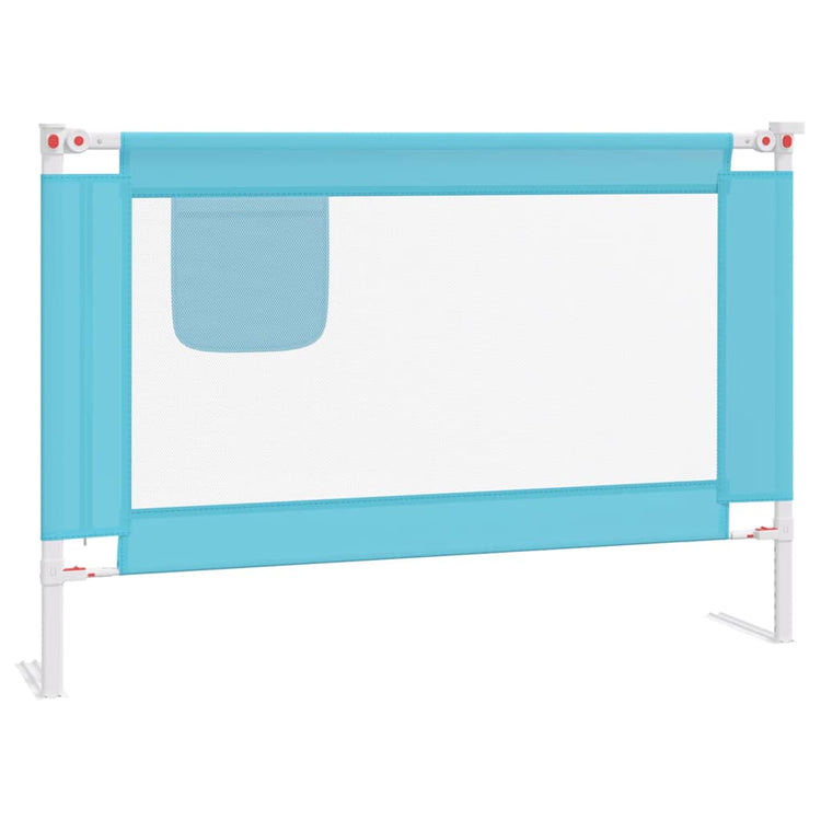 Vidaxl Bedhek Toddler 100x25 cm tissu bleu
