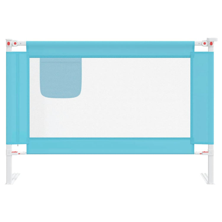 Vidaxl Bedhek Toddler 100x25 cm tissu bleu
