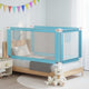 Vidaxl Bedhek Toddler 160x25 cm Tissu bleu