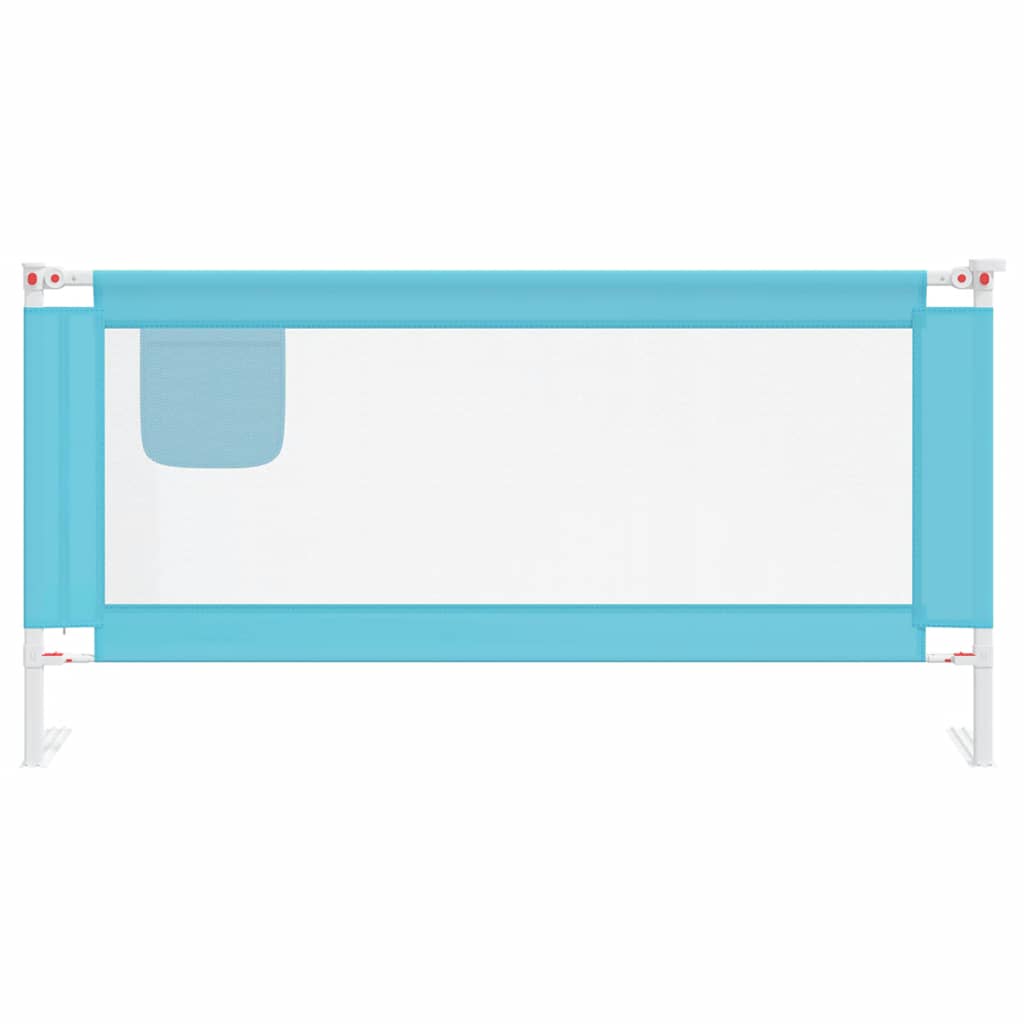 Vidaxl Bedhek Toddler 180x25 cm Tissu bleu