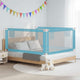 Vidaxl Bedhek Toddler 180x25 cm Tissu bleu