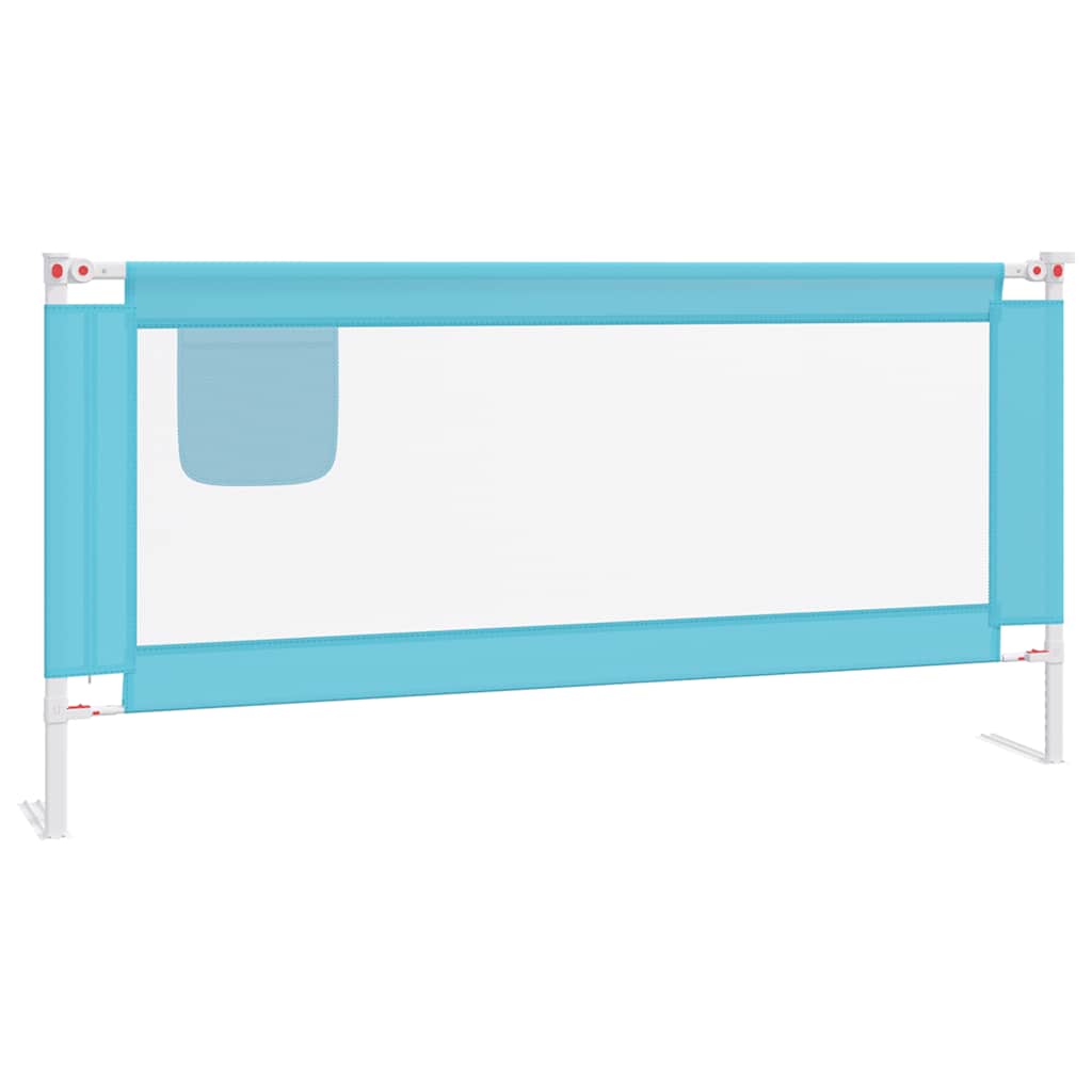 Tableau de lit Vidaxl Toddler 190x25 cm Tissu bleu
