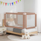 Tableau de lit Vidaxl Toddler 150x25 cm tissu taupe