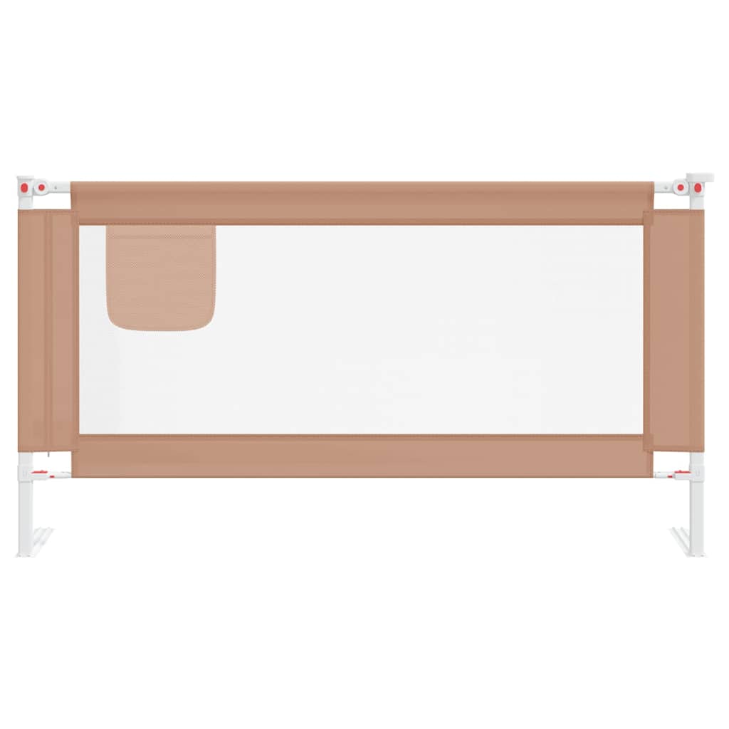 Tableau de lit Vidaxl Toddler 160x25 cm tissu taupe