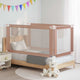Tableau de lit Vidaxl Toddler 160x25 cm tissu taupe