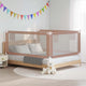 Tableau de lit Vidaxl Toddler 190x25 cm tissu taupe