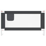 Vidaxl Bedhek Toddler 150x25 cm Tissu gris foncé - afbeelding 3