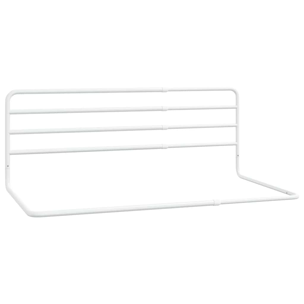 Vidaxl Bedhek Bank-bain (76-137) x55 cm de fer blanc