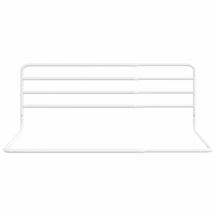 Vidaxl Bedhek Bank-bain (76-137) x55 cm de fer blanc