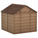 Vidaxl dog loft 71x71.5x68 cm pp marron - afbeelding 3