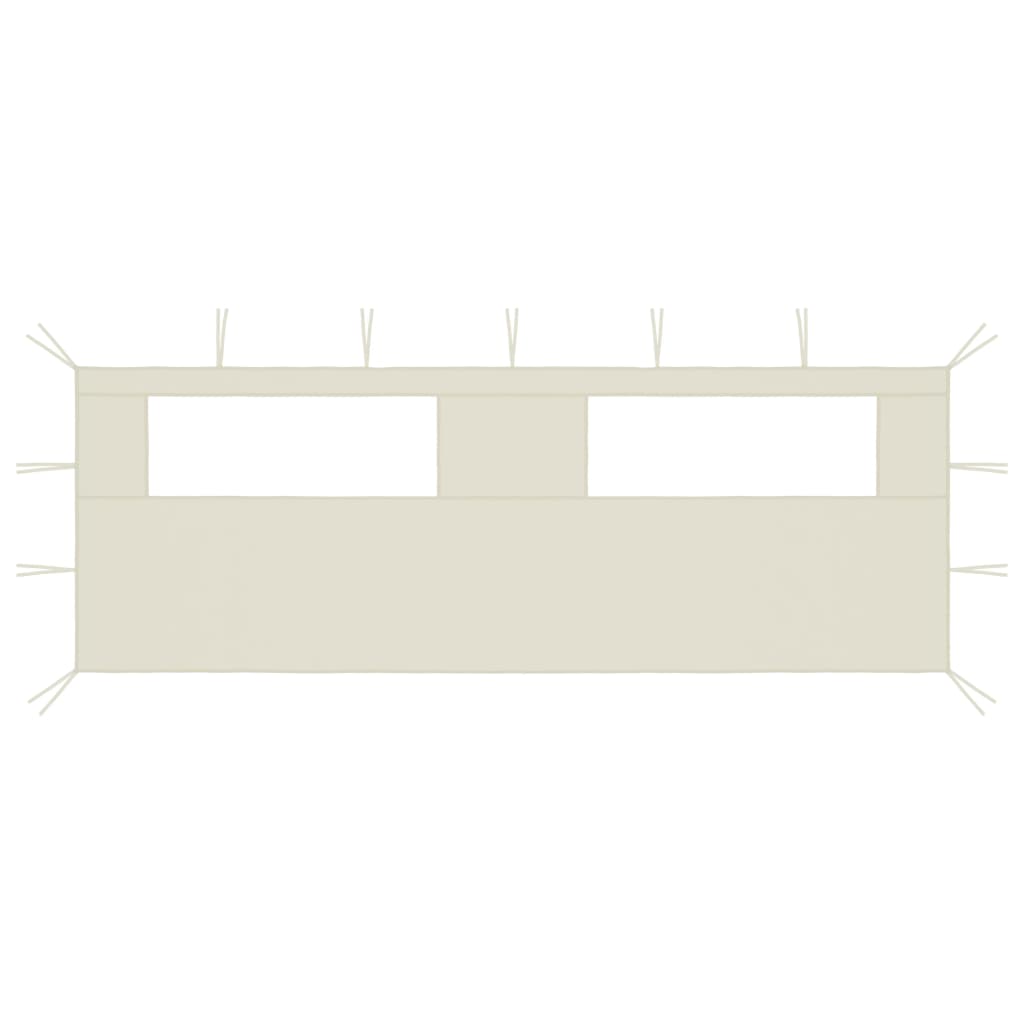Vidaxl Prainding Mur avec Windamen 6x2 M Crème -Colored