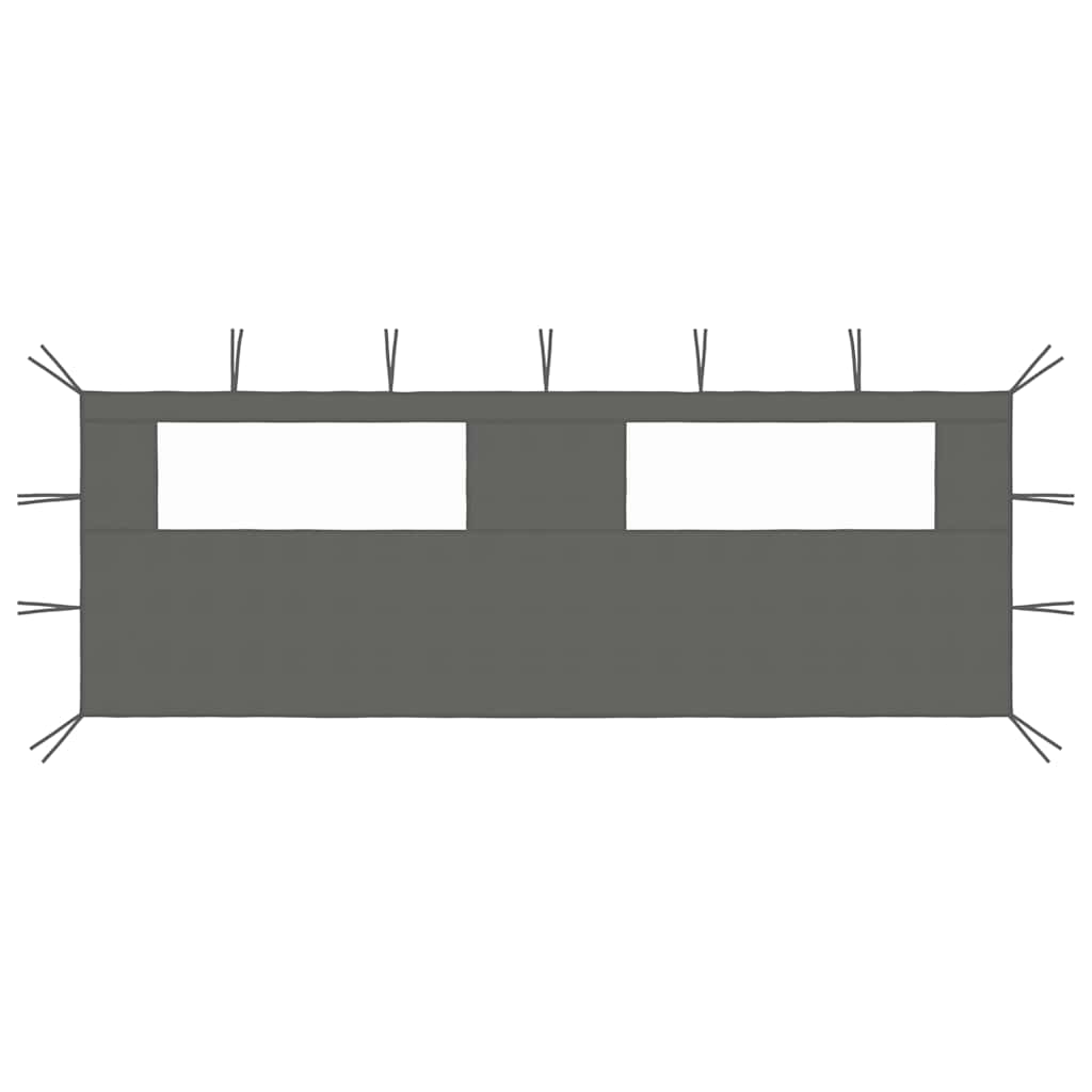 Vidaxl Prending Mur avec Windamen 6x2 M Antracite Clothing