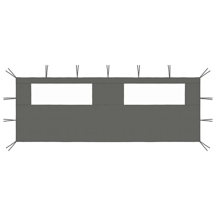 Vidaxl Prending Mur avec Windamen 6x2 M Antracite Clothing