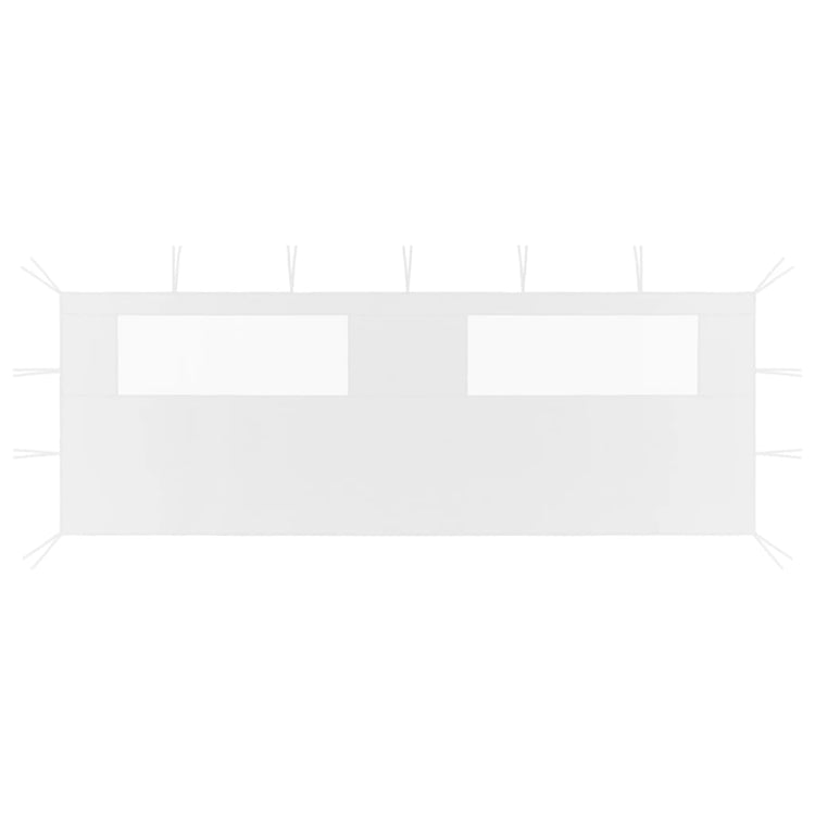 Mur de praine vidaxl avec windamen 6x2 m blanc