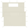 Vidaxl Prininding Murs avec ramen 2 St Crème -colored