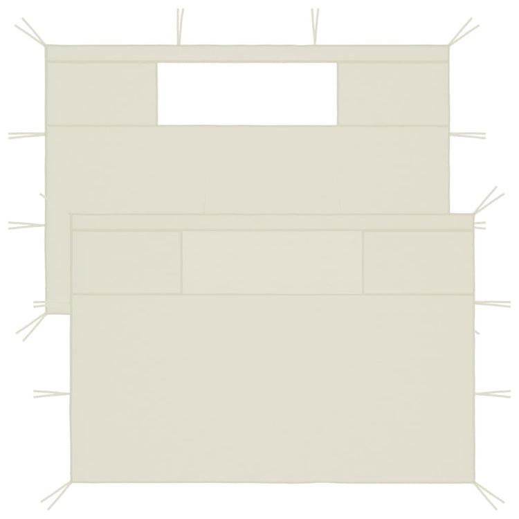Vidaxl Prininding Murs avec ramen 2 St Crème -colored