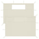 Vidaxl Prininding Murs avec ramen 2 St Crème -colored