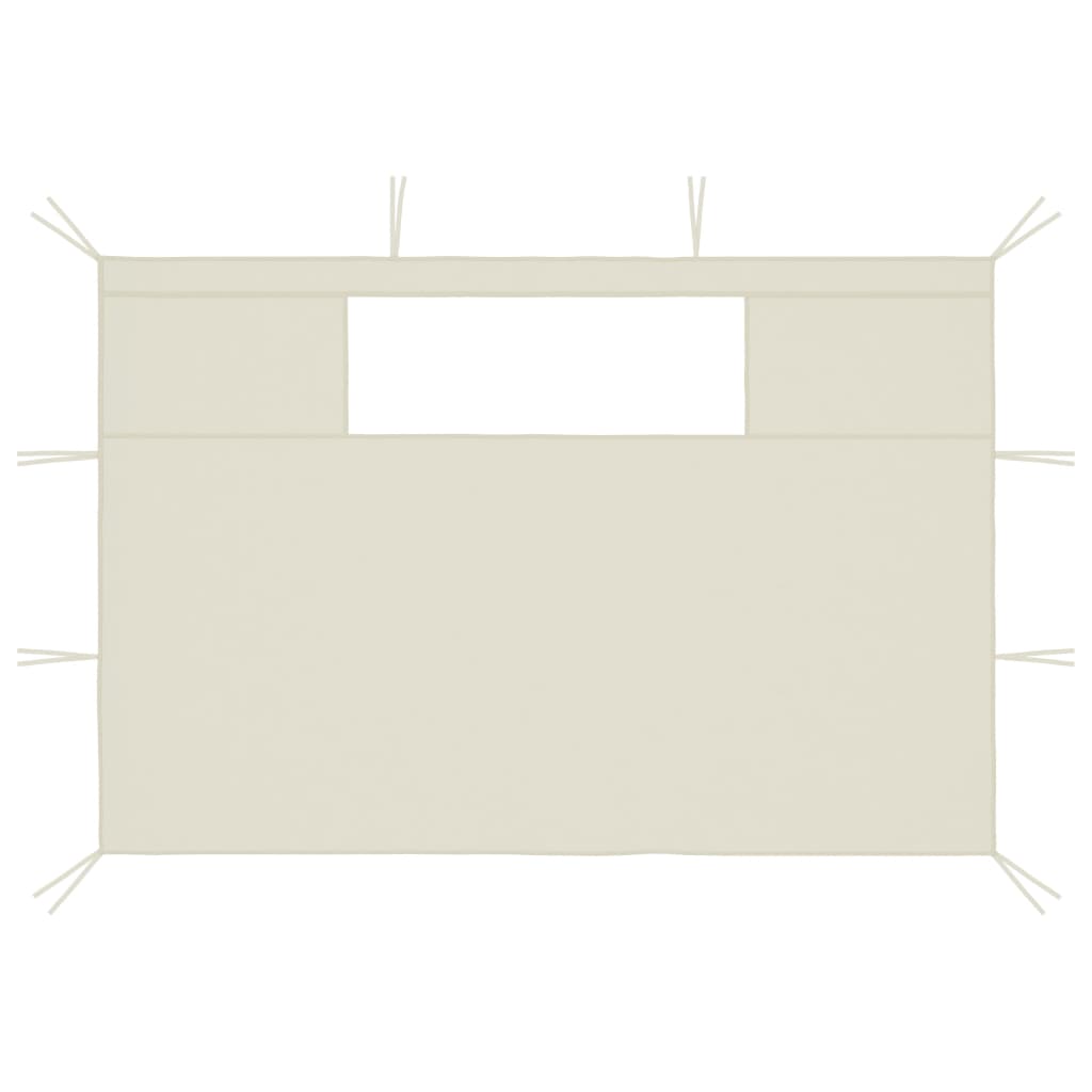 Vidaxl Prininding Murs avec ramen 2 St Crème -colored