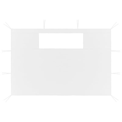 Vidaxl prain latérale des murs avec windamen 2 st blanc