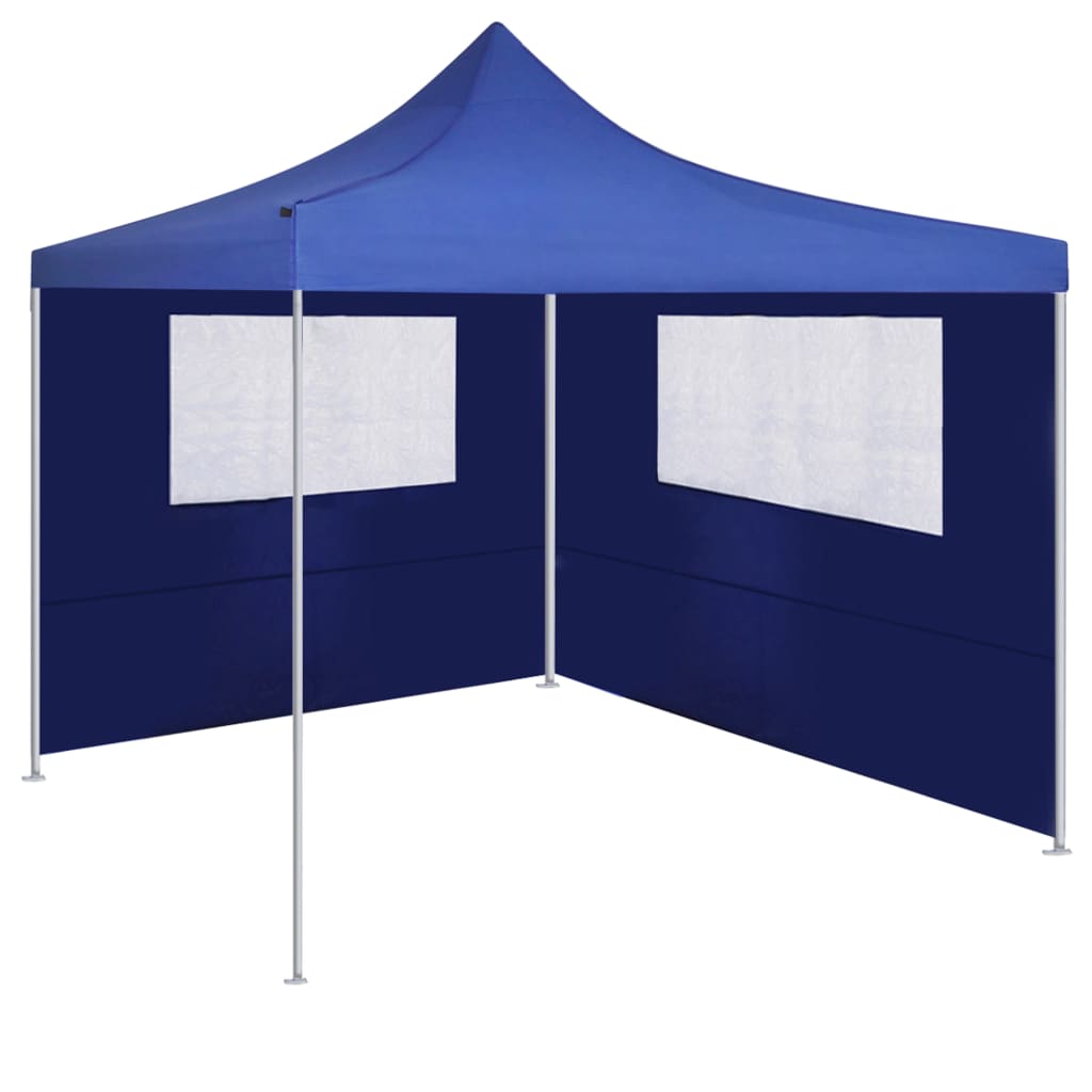 Vidaxl Mur de pragnement avec enrouleur 4x2 m bleu