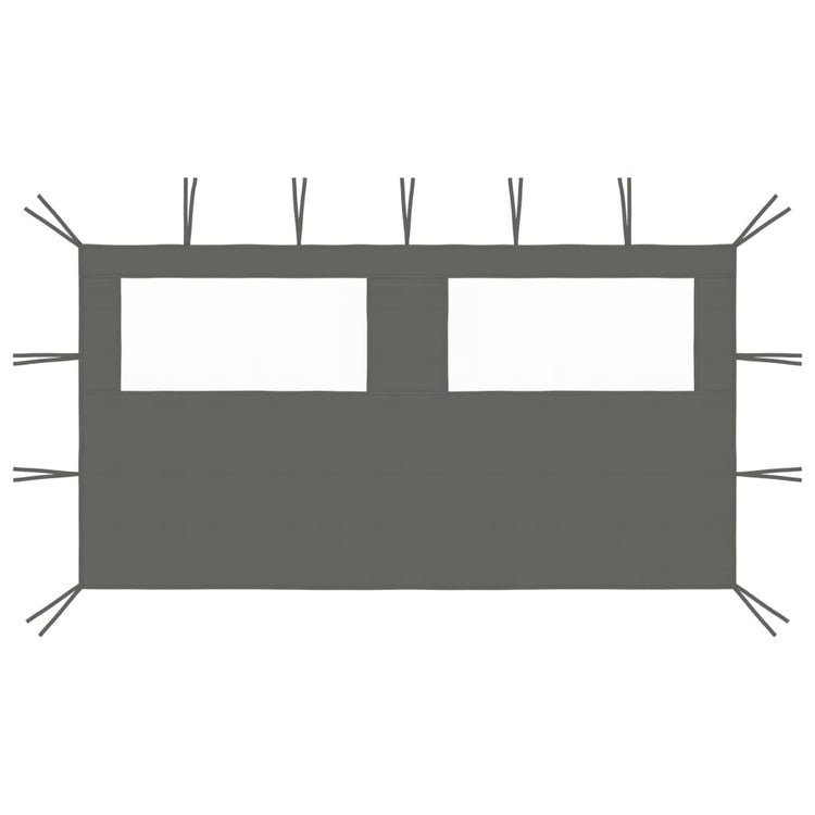 Vidaxl Prending Mur avec Winders 4x2 M Antracite Clothing
