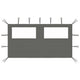 Vidaxl Prending Mur avec Winders 4x2 M Antracite Clothing