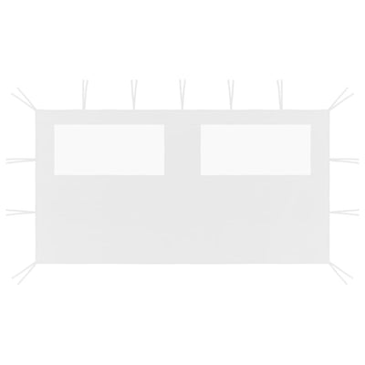 Vidaxl Mur de pragnement avec enrouleur 4x2 m blanc