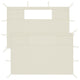 Vidaxl Prininding Murs avec ramen 2 St Crème -colored